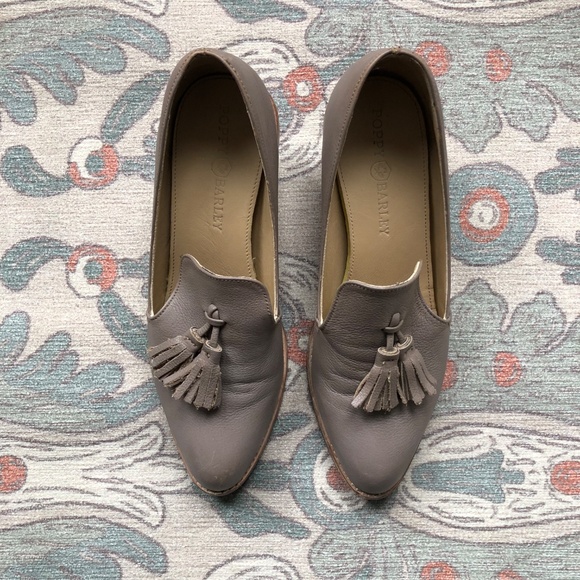 Poppy Barley Stacked Heel Loafer - Picture 2 of 15